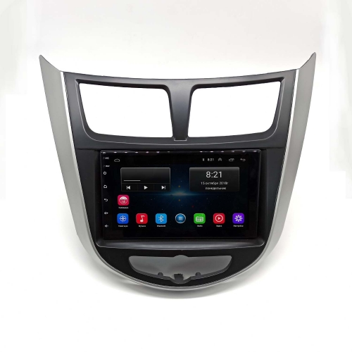 Штатная магнитола Hyundai Solaris NaviFly Android 8