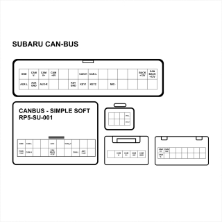 Кабель для планшетной магнитолы Subaru XV, Impreza CAN-BUS