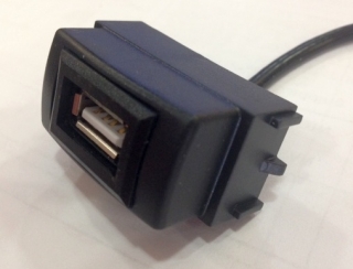 USB разъем в штатную заглушку для Lifan X60