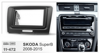 Переходная рамка Skoda SuperB 2008-2015 2DIN